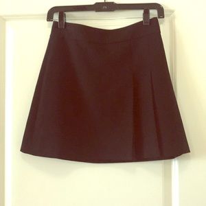 Alice and Olivia black skirt with pleats